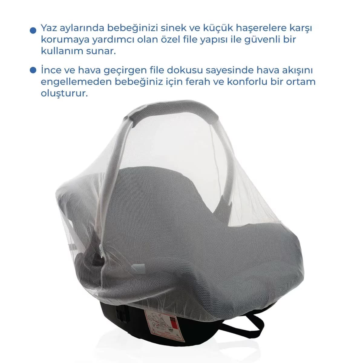 Babyjem Ana Kucağı Sinekliği Beyaz 1 Adet 5