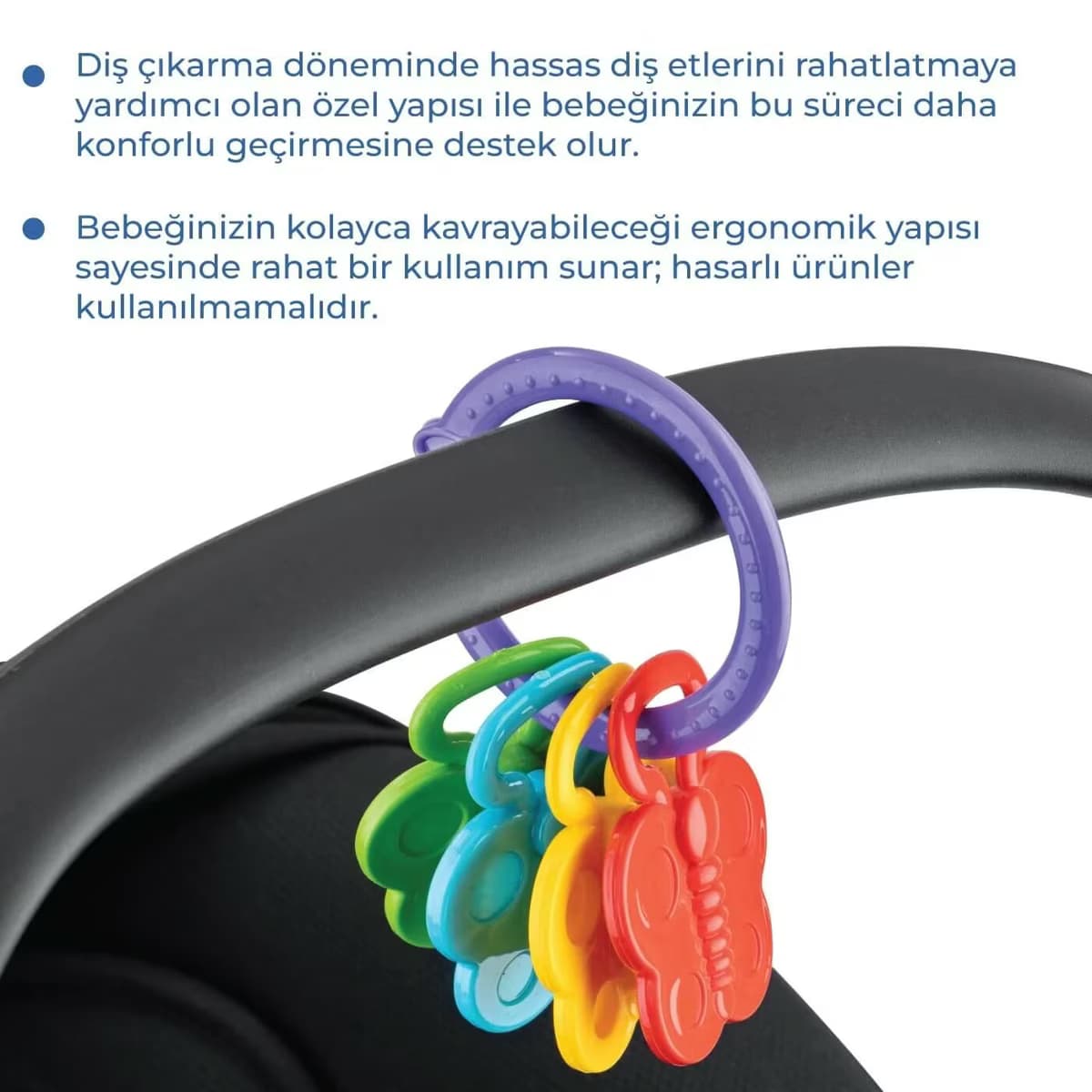 Babyjem Çıngırak Dişlik 1 Adet 5
