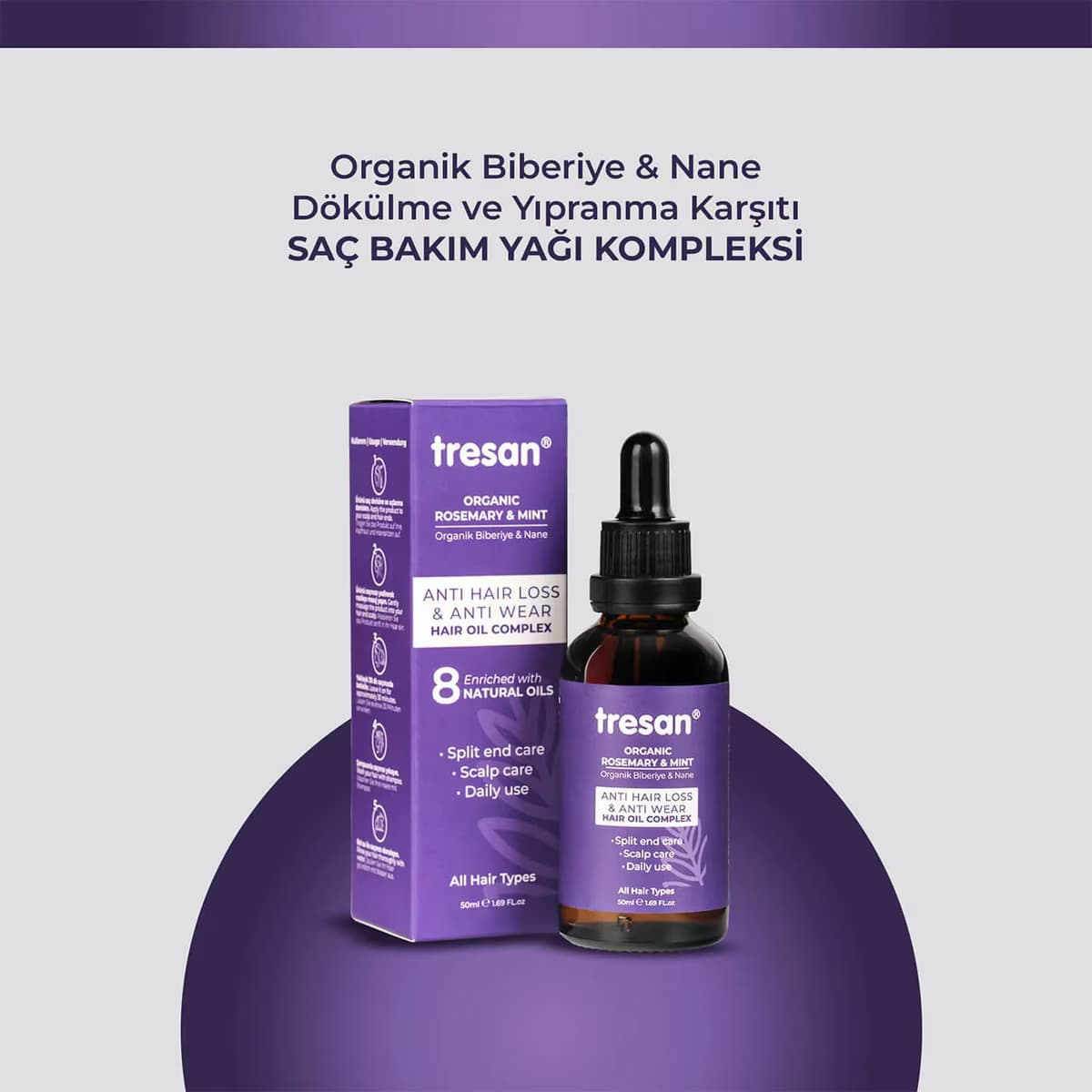 Tresan Saç Bakım Yağı Biberiye 50 ml 2