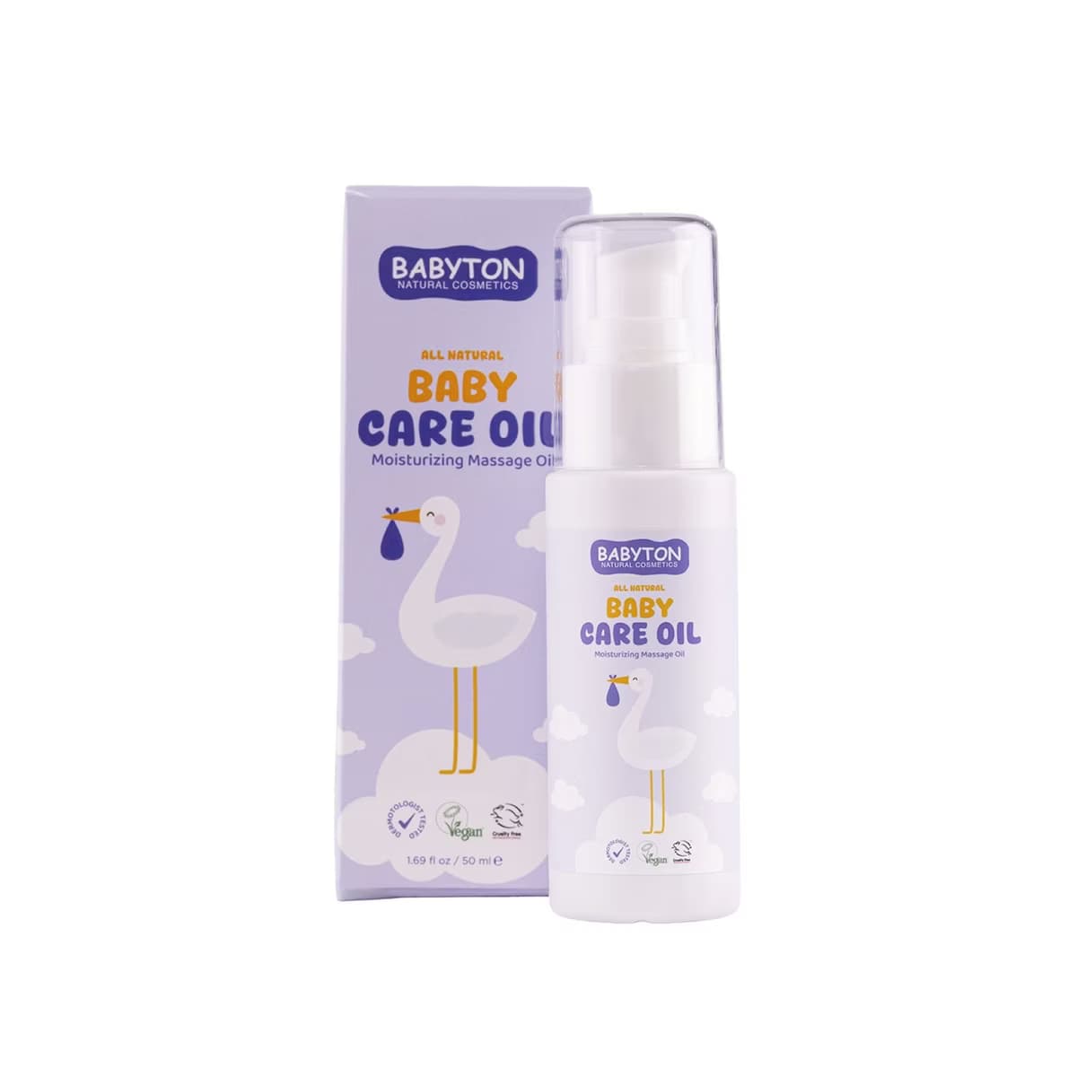 Babyton Bebek Doğal Bakım Yağı 50 ml - Gratis 2