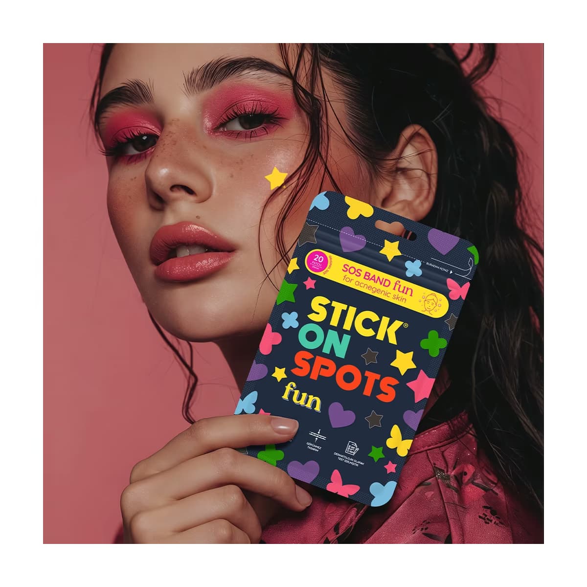 Stick on Spots Fun 20’li Akne Bandı - Gratis 3