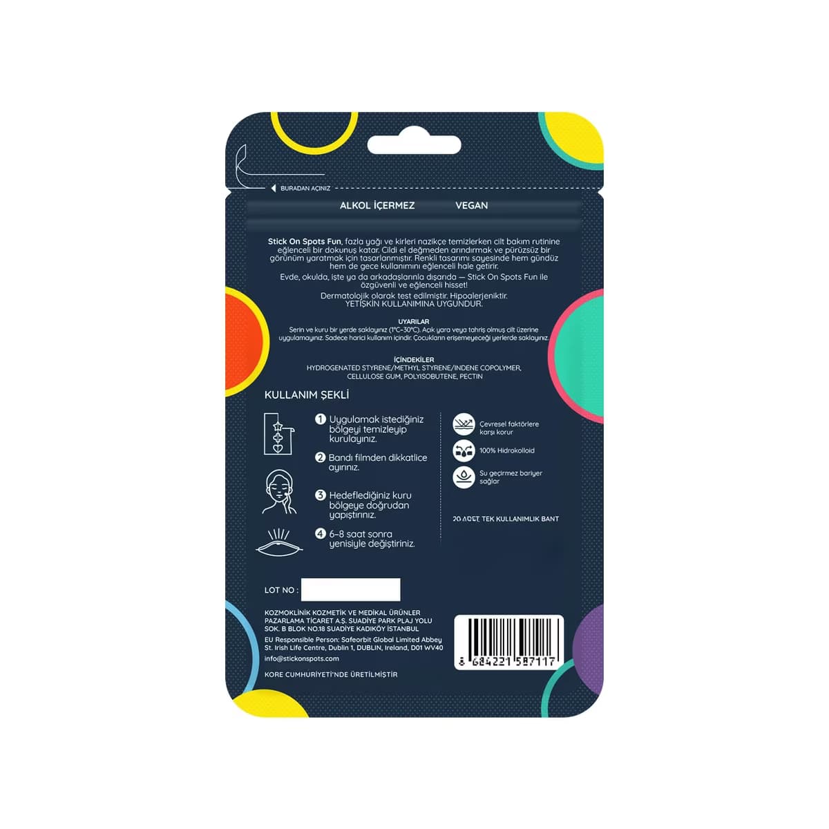 Stick on Spots Fun 20’li Akne Bandı - Gratis 4