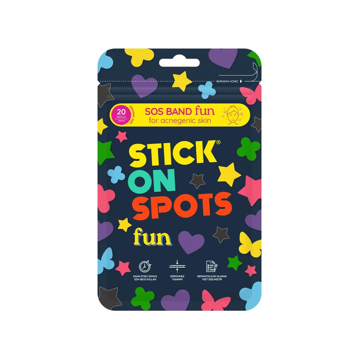 Stick on Spots Fun 20’li Akne Bandı - Gratis