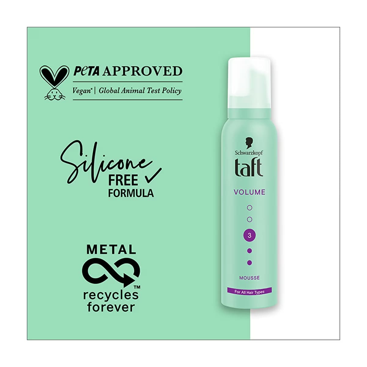 Taft Volume Saç Köpüğü 150 ml - Gratis 4