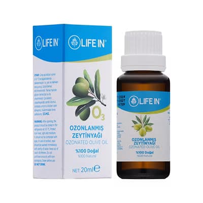 Life In Ozonlanmış Zeytinyağı 20 ml - Gratis