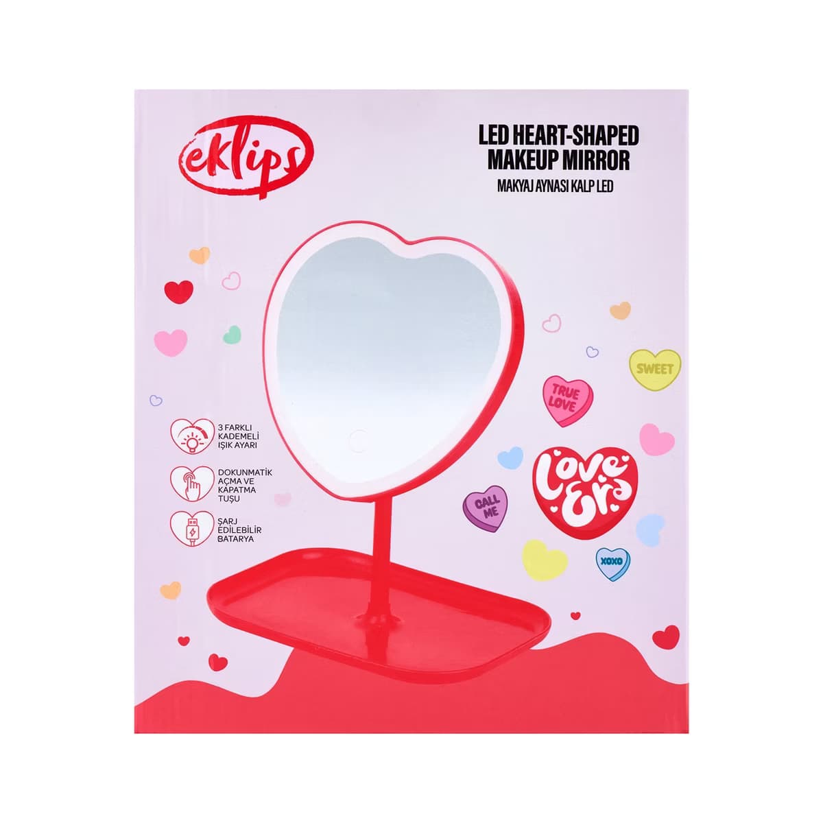 Eklips Kalpli Led Makyaj Aynası - Gratis 2
