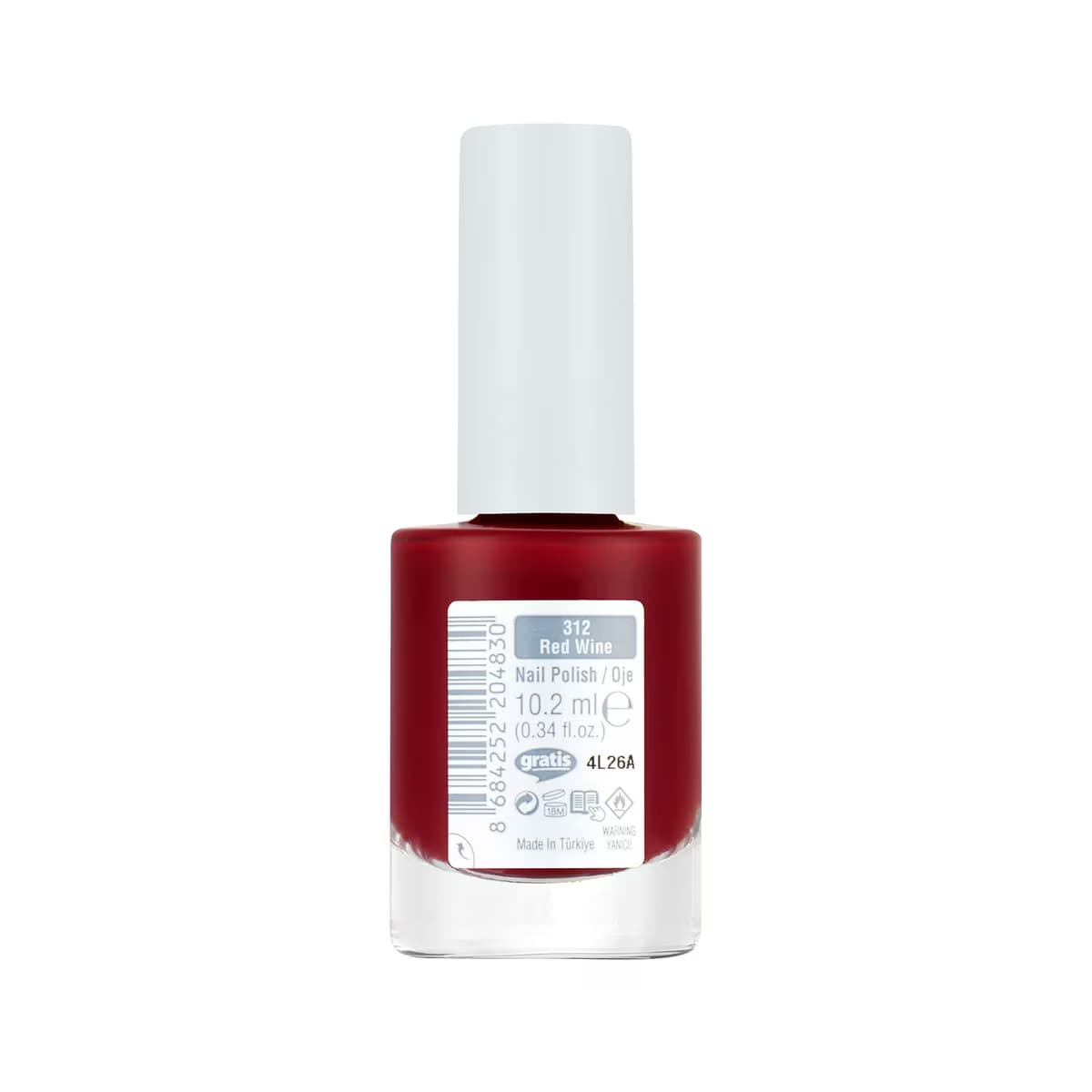 Beaulis Paint It Oje 312 Red Wine - Gratis 4
