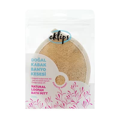 Eklips Doğal Banyo Kesesi Oval Kabak - Gratis