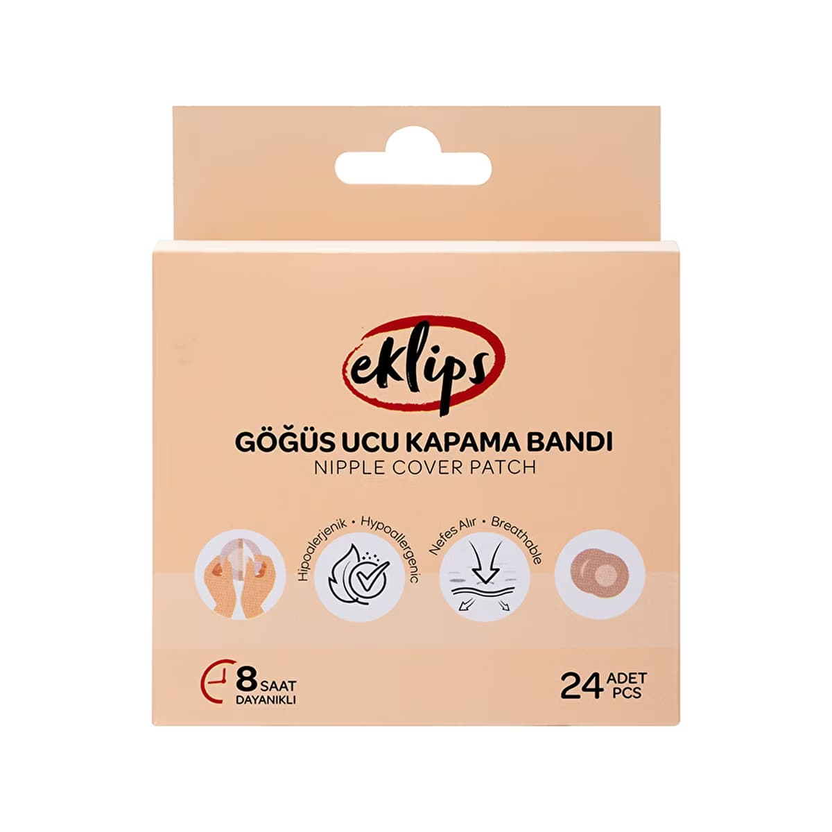Eklips Göğüs Ucu Kapama Bandı 24'lü - Gratis