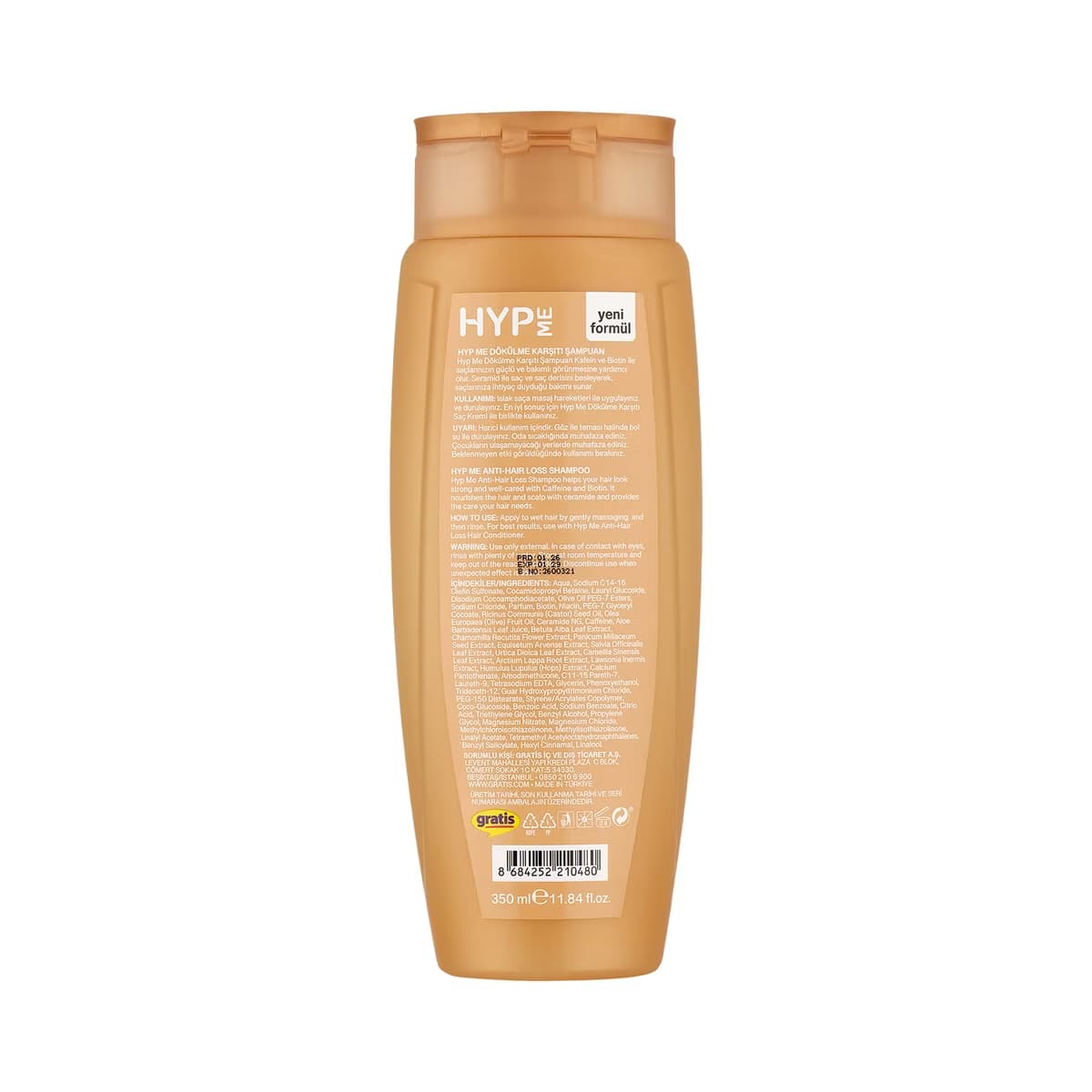 Hyp Me Dökülme Karşıtı Şampuan 350 ml - Gratis 2