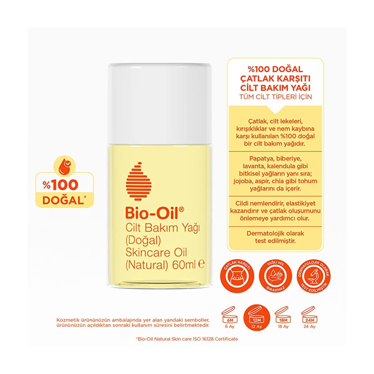 Bio-Oil Doğal Cilt Bakım Yağı 60 ml - Gratis 3
