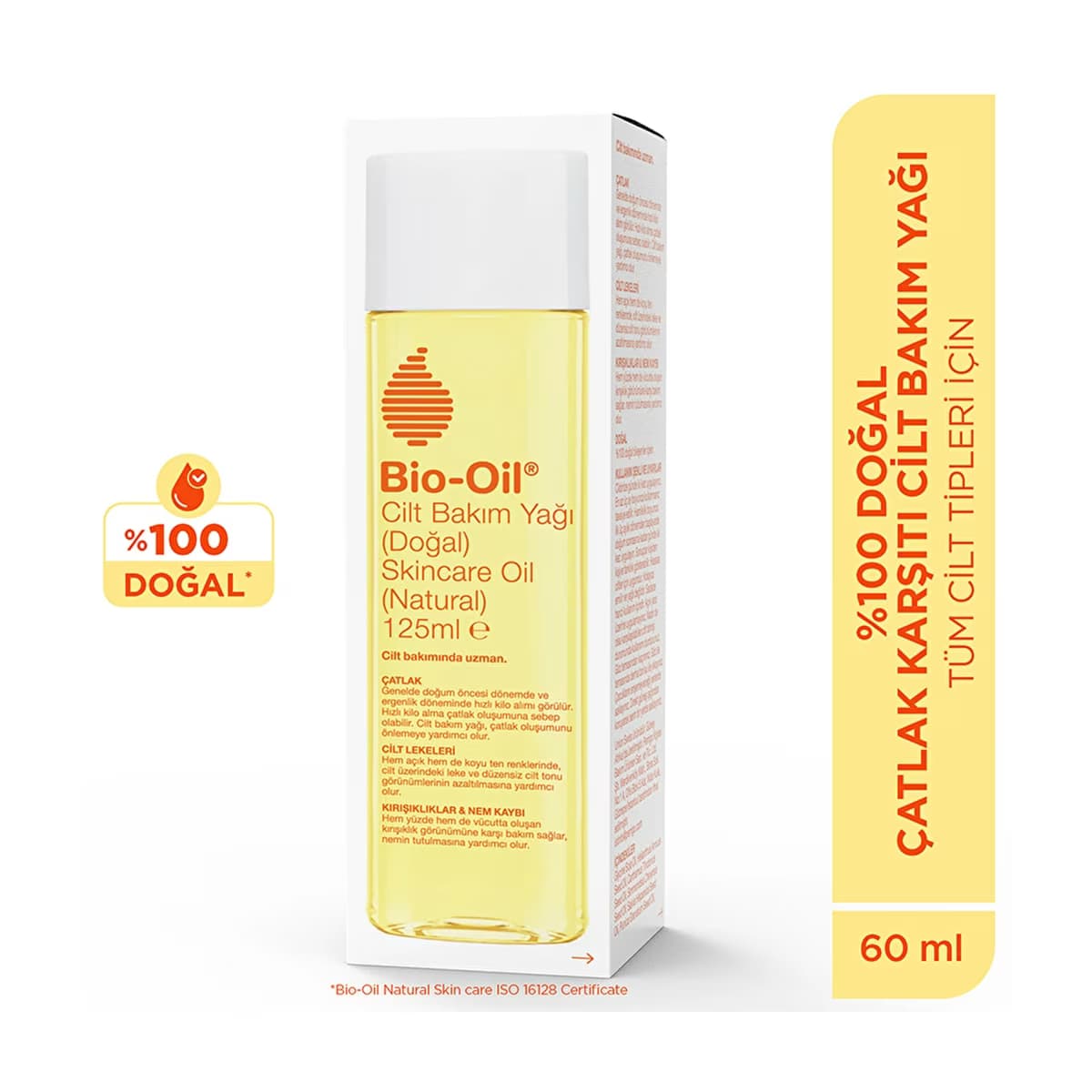 Bio-Oil Doğal Cilt Bakım Yağı 125 ml - Gratis 2
