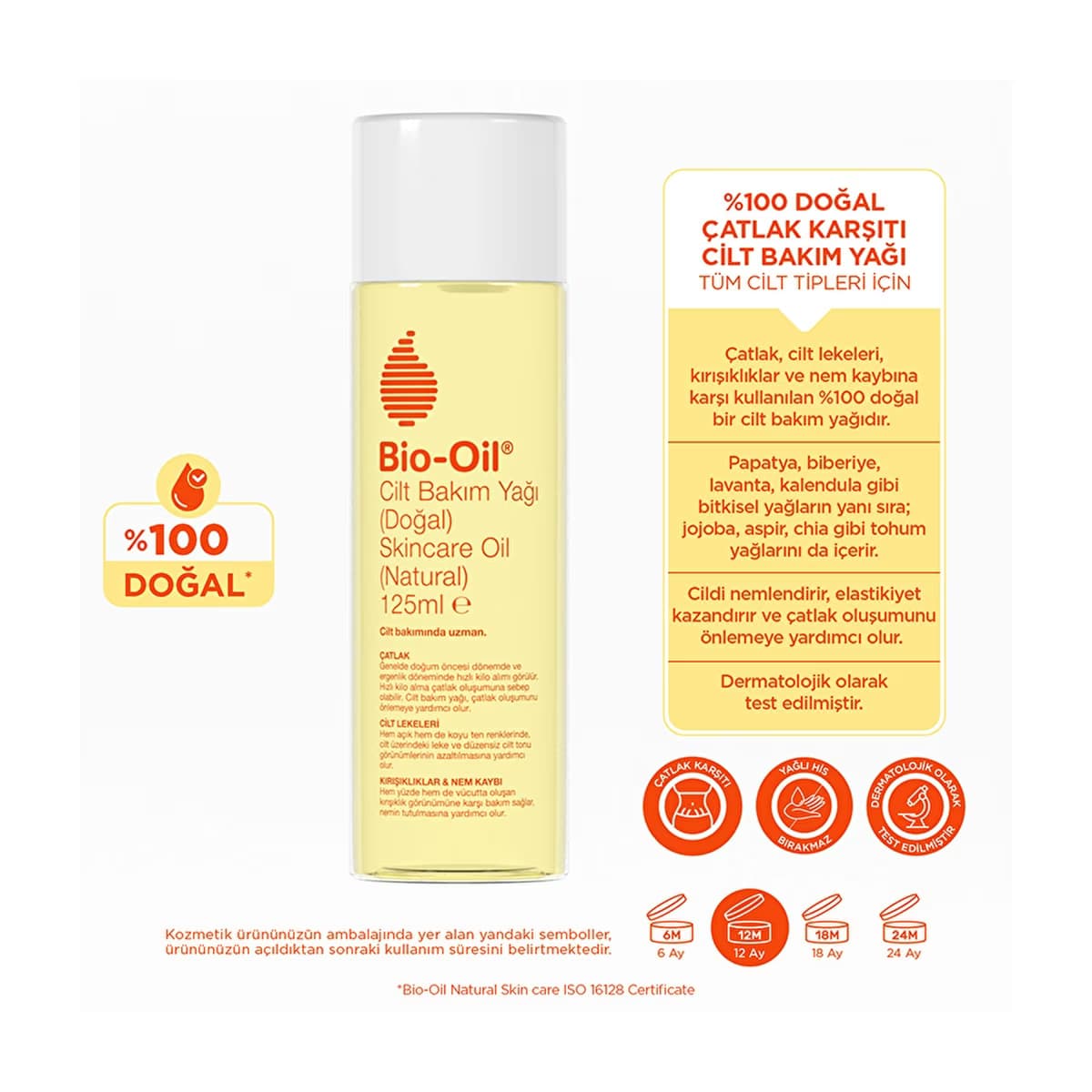 Bio-Oil Doğal Cilt Bakım Yağı 125 ml - Gratis 3