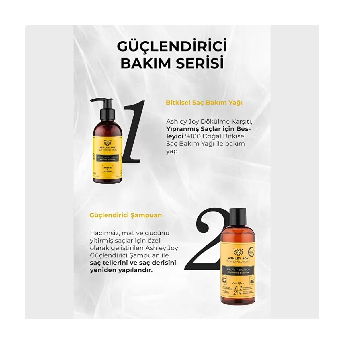 Ashley Joy Saç Bakım Yağı 100 ml - Gratis 5