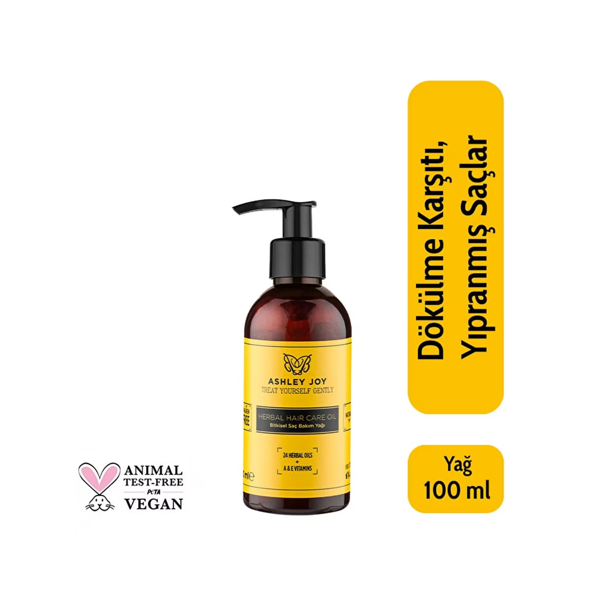 Ashley Joy Saç Bakım Yağı 100 ml - Gratis