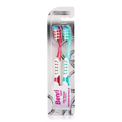 Benri Dent Diş Fırçası White 1+1 - Gratis