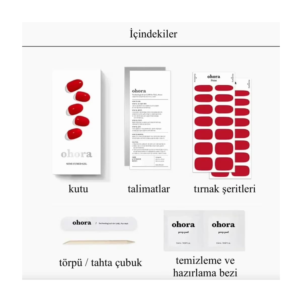 Ohora Addict Jel Tırnak 30'lu - Gratis 4