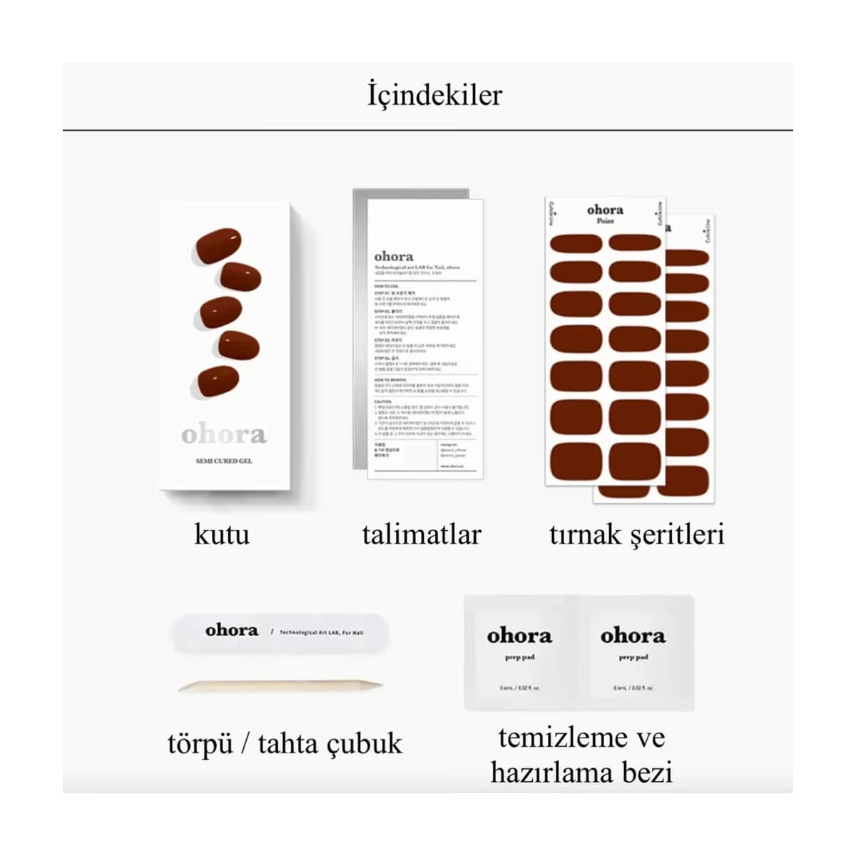 Ohora Chilly Jel Tırnak 30'lu - Gratis 3