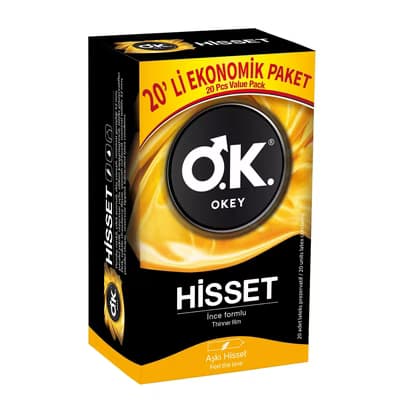 Okey Hisset Prezervatif 20'li - Gratis