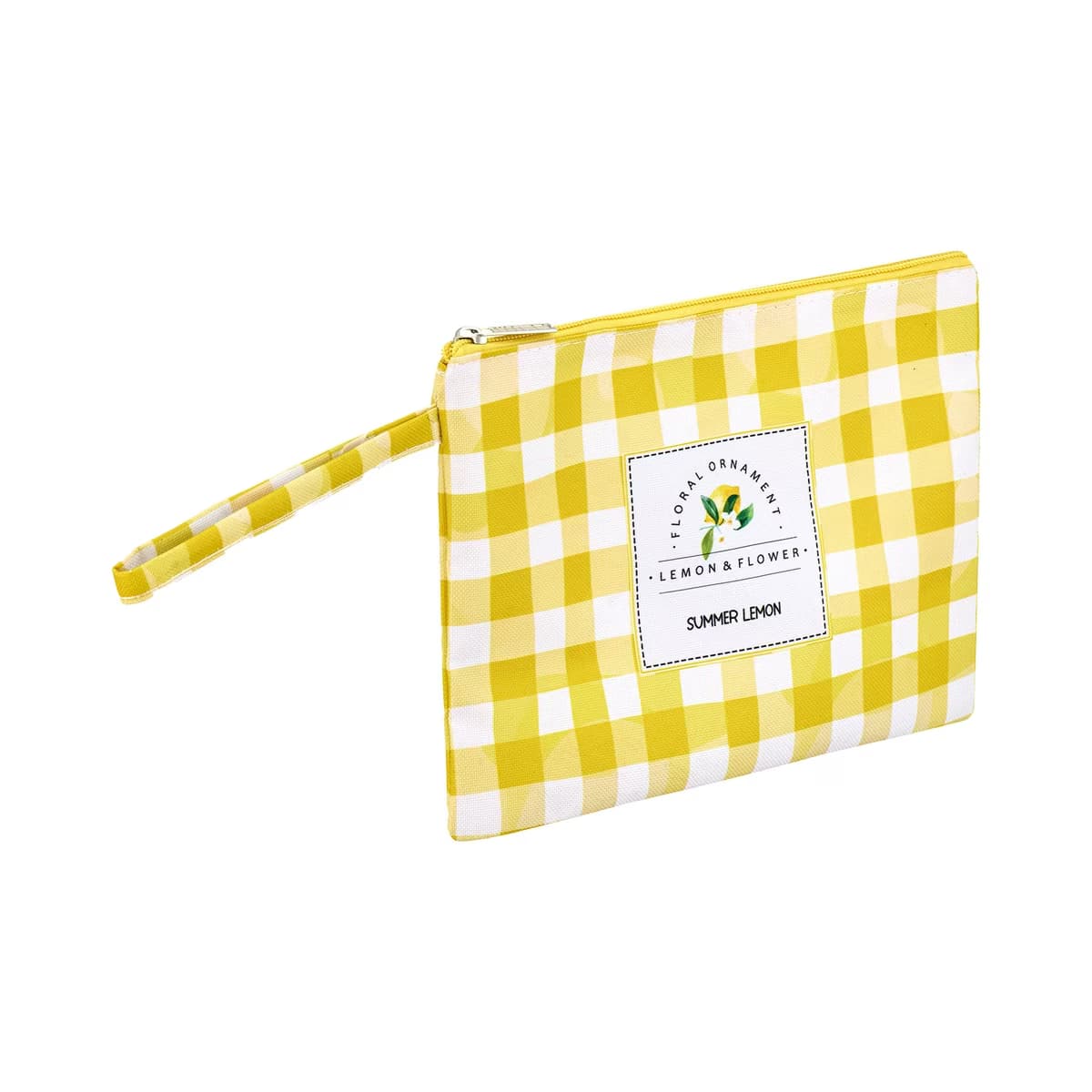 Eklips Limon Desenli Clutch Çanta - Gratis 2