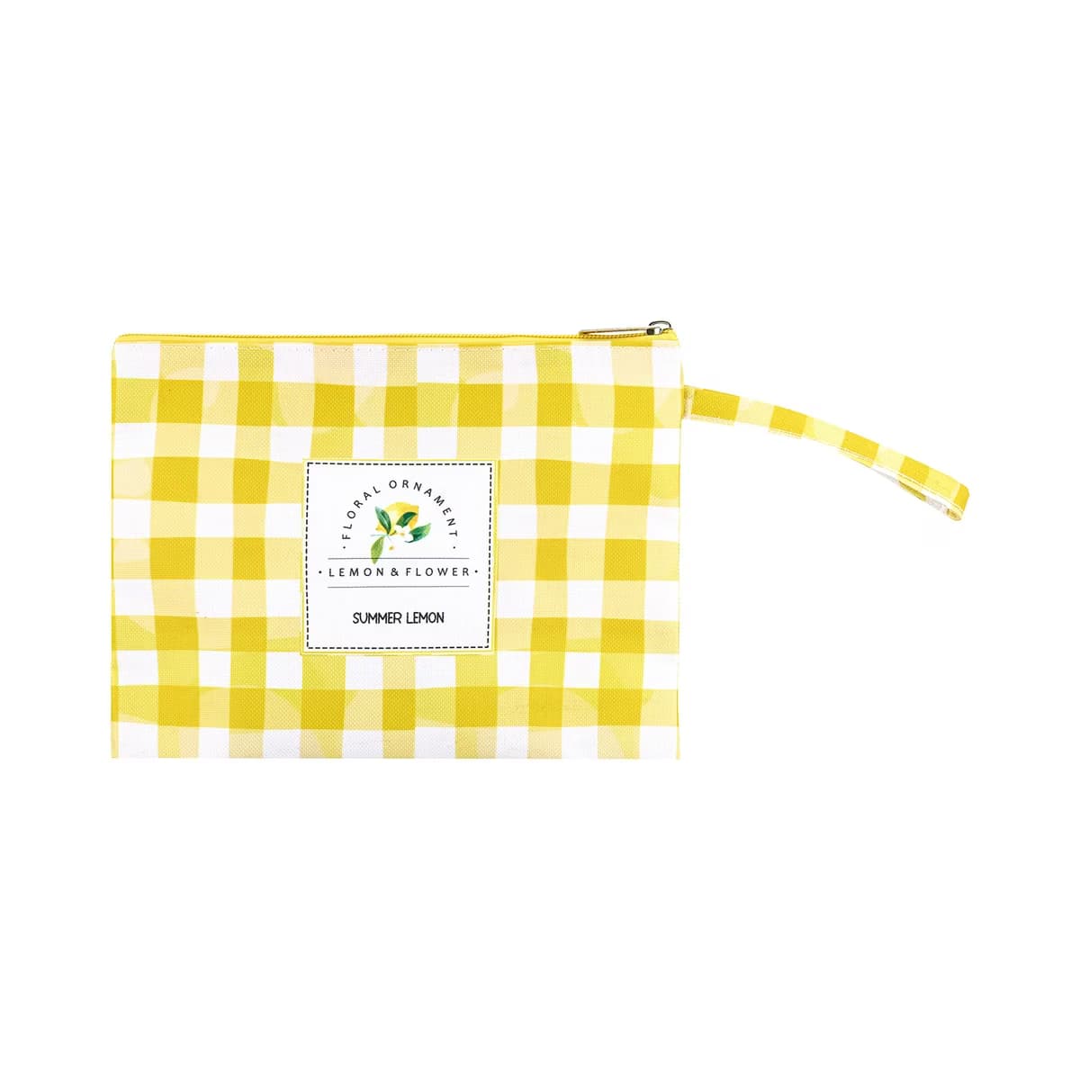 Eklips Limon Desenli Clutch Çanta - Gratis 3