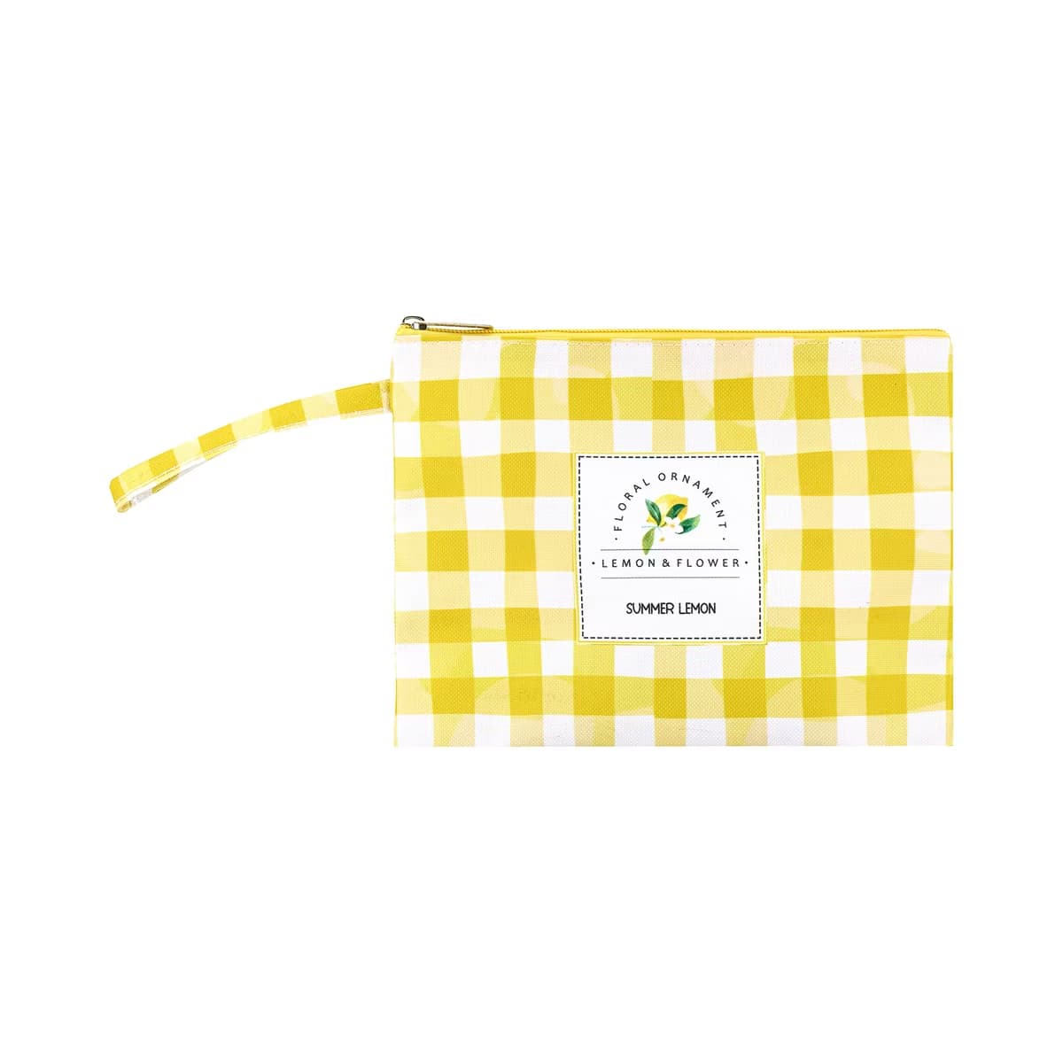 Eklips Limon Desenli Clutch Çanta - Gratis