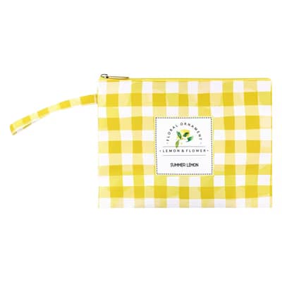 Eklips Limon Desenli Clutch Çanta - Gratis