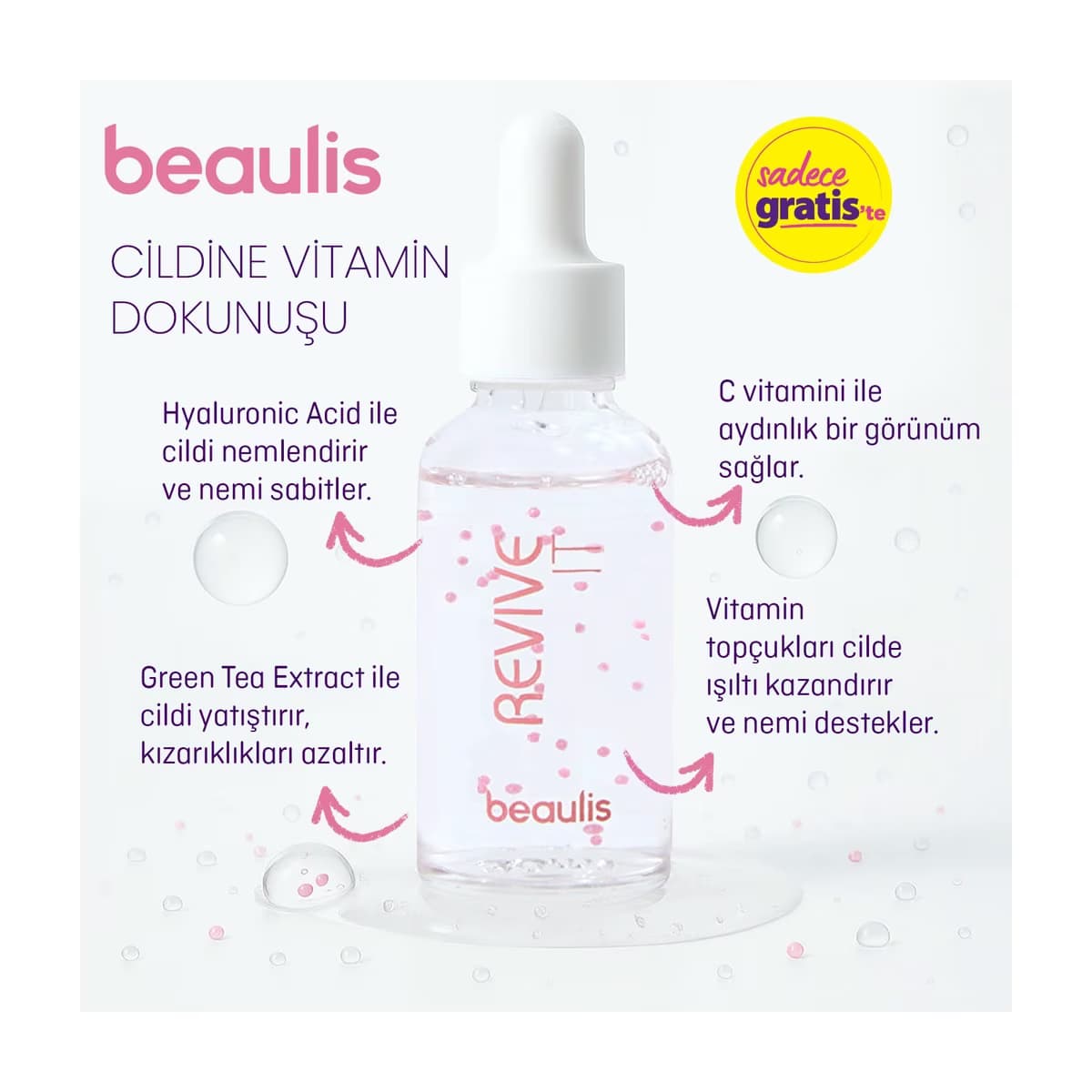Beaulis Revive It Serum Makyaj Bazı - Gratis 4