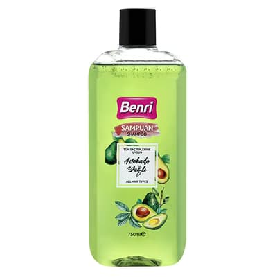 Benri Avokado Yağlı Şampuan 750 ml - Gratis