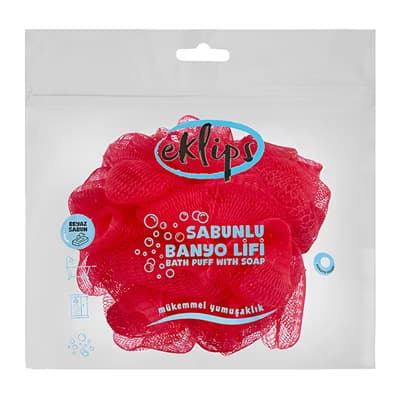Eklips Çilekli Sabunlu Banyo Lifi - Gratis