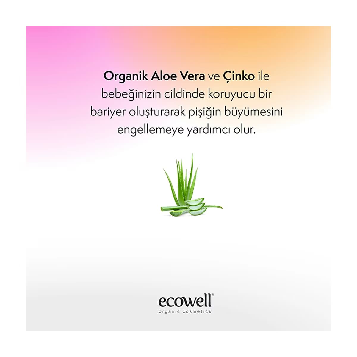 Ecowell Pişik Kremi 110 gr - Gratis 4