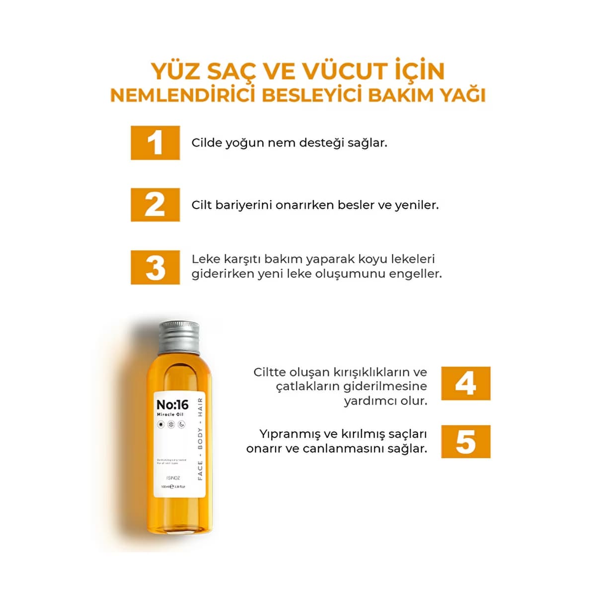 Sinoz No:16 Miracle Oil 100 ml - Gratis 3