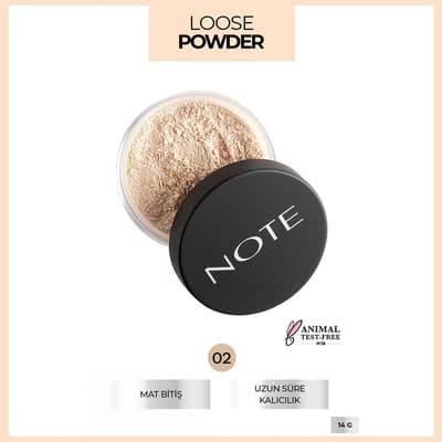 Note Loose Pudra 02 Light Beige - Gratis