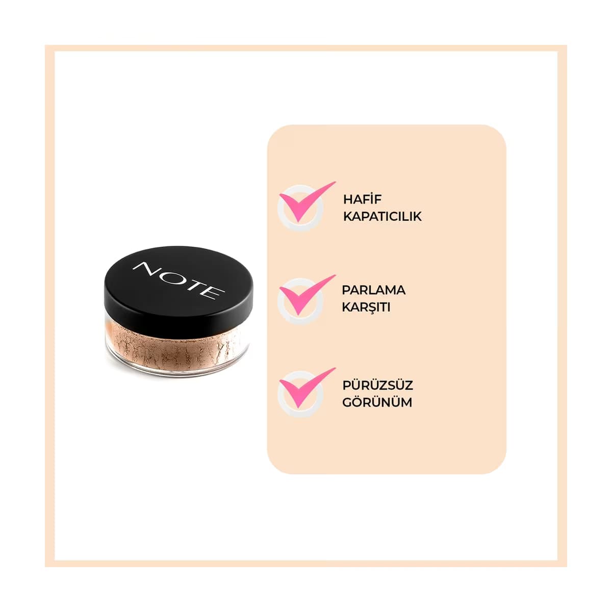Note Loose Pudra 04 Beige - Gratis 2