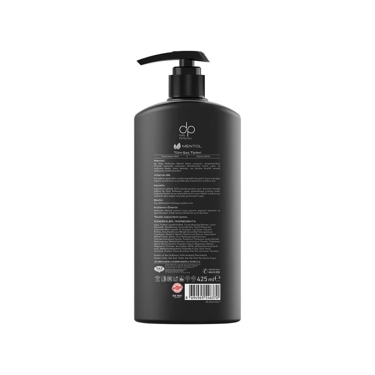 Dp Şampuan Mentol 425 ml - Gratis 3