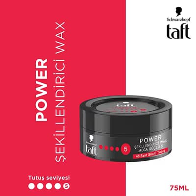 Taft Power Kafein Wax 75 ml - Gratis