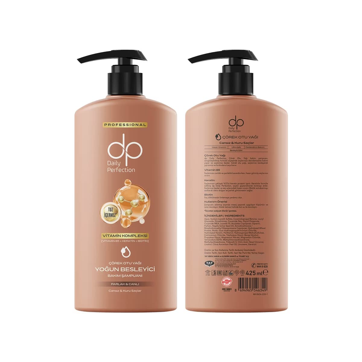 Dp Şampuan Çörek Otu Yağı 425 ml - Gratis 2