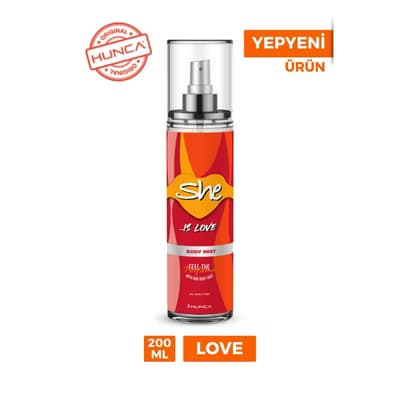She Love Kadın Vücut Spreyi 200 ml - Gratis