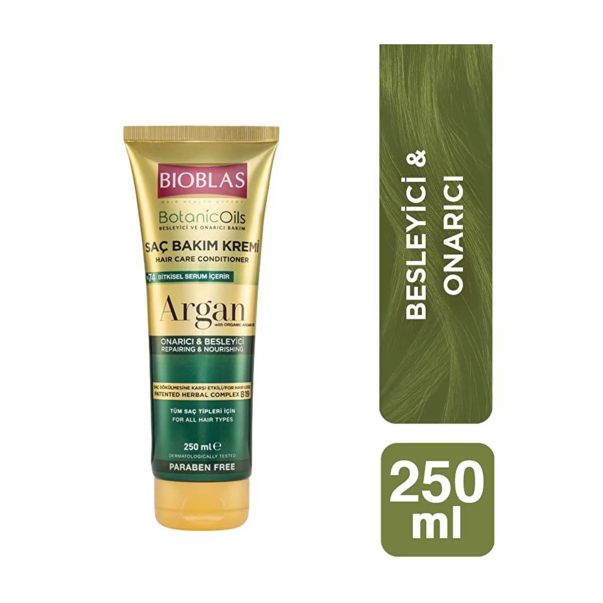 Bioblas Argan Saç Bakım Kremi 250 ml - Gratis