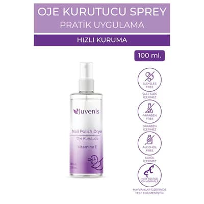 Juvenis Oje Kurutucu Sprey 100 ml - Gratis