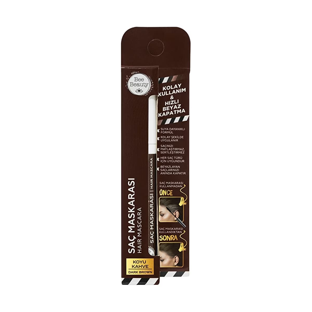 Bee Beauty Saç Maskarası Koyu Kahve - Gratis 2
