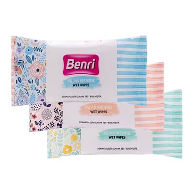 Benri Islak Mendil 15x3'lü - Gratis