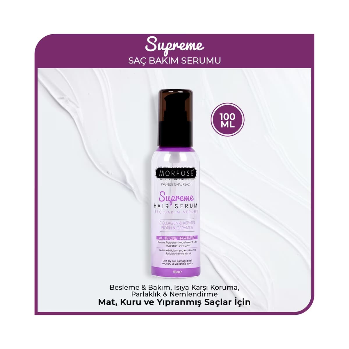 Morfose Supreme Saç Serumu 100 ml - Gratis