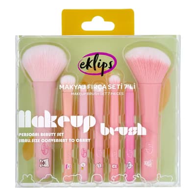 Eklips Makyaj Fırça Seti 7'li - Gratis