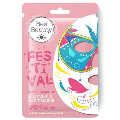 Bee Beauty Before Make-Up Kağıt Maske - Gratis