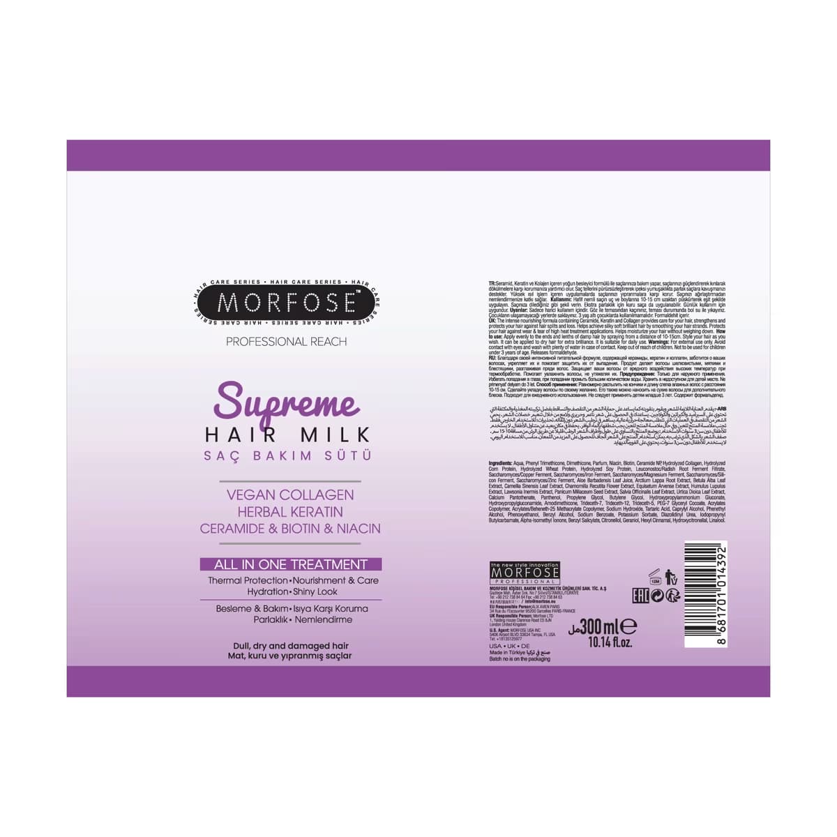 Morfose Supreme Saç Bakım Sütü 300 ml - Gratis 5