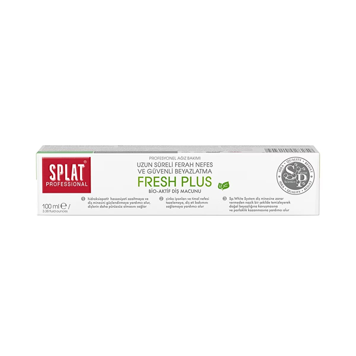 Splat Fresh Plus Diş Macunu 100 ml - Gratis 3