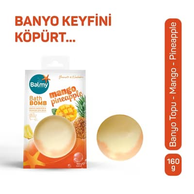 Balmy Banyo Topu Mango Ananas 160 gr - Gratis
