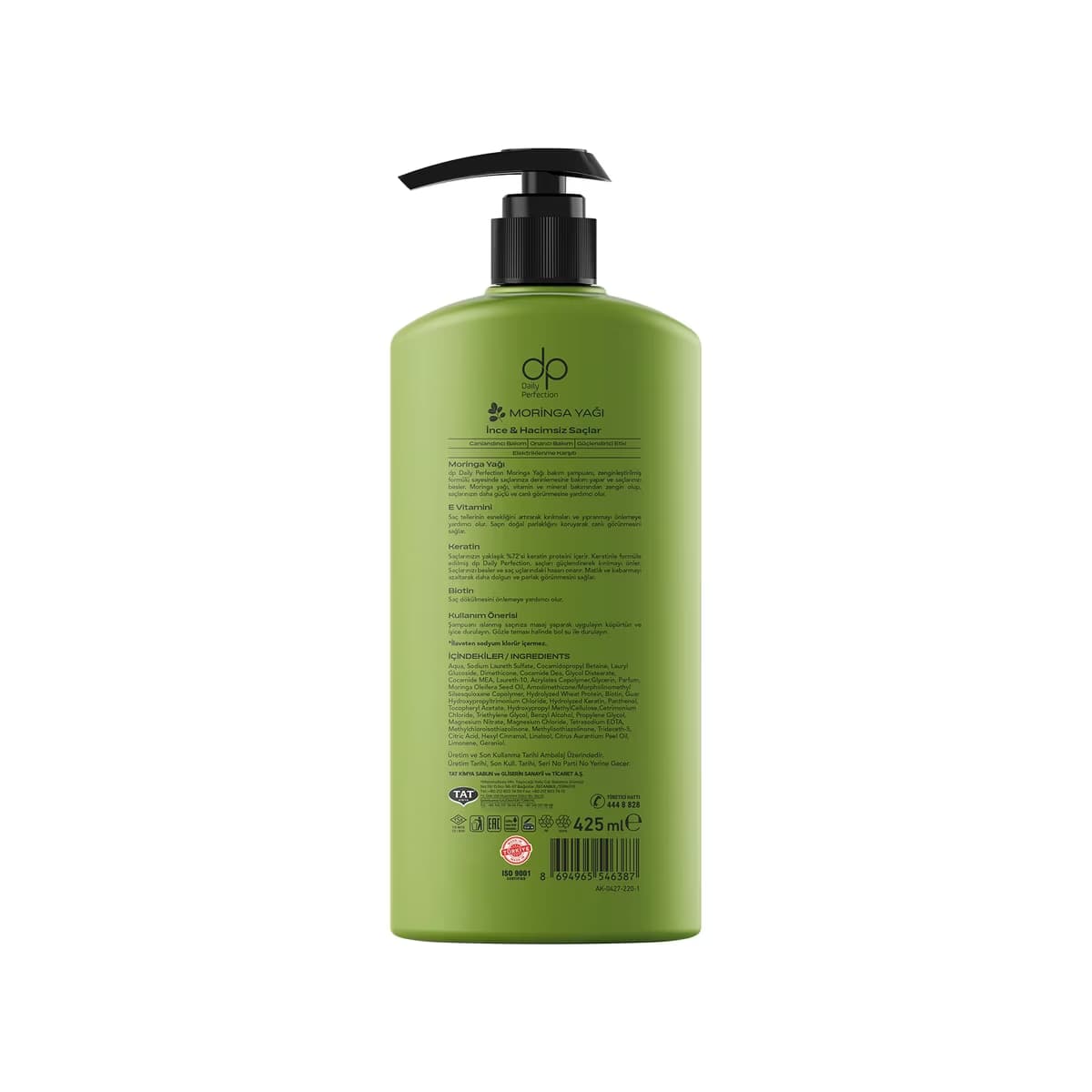 Dp Şampuan Moringa 425 ml - Gratis 3