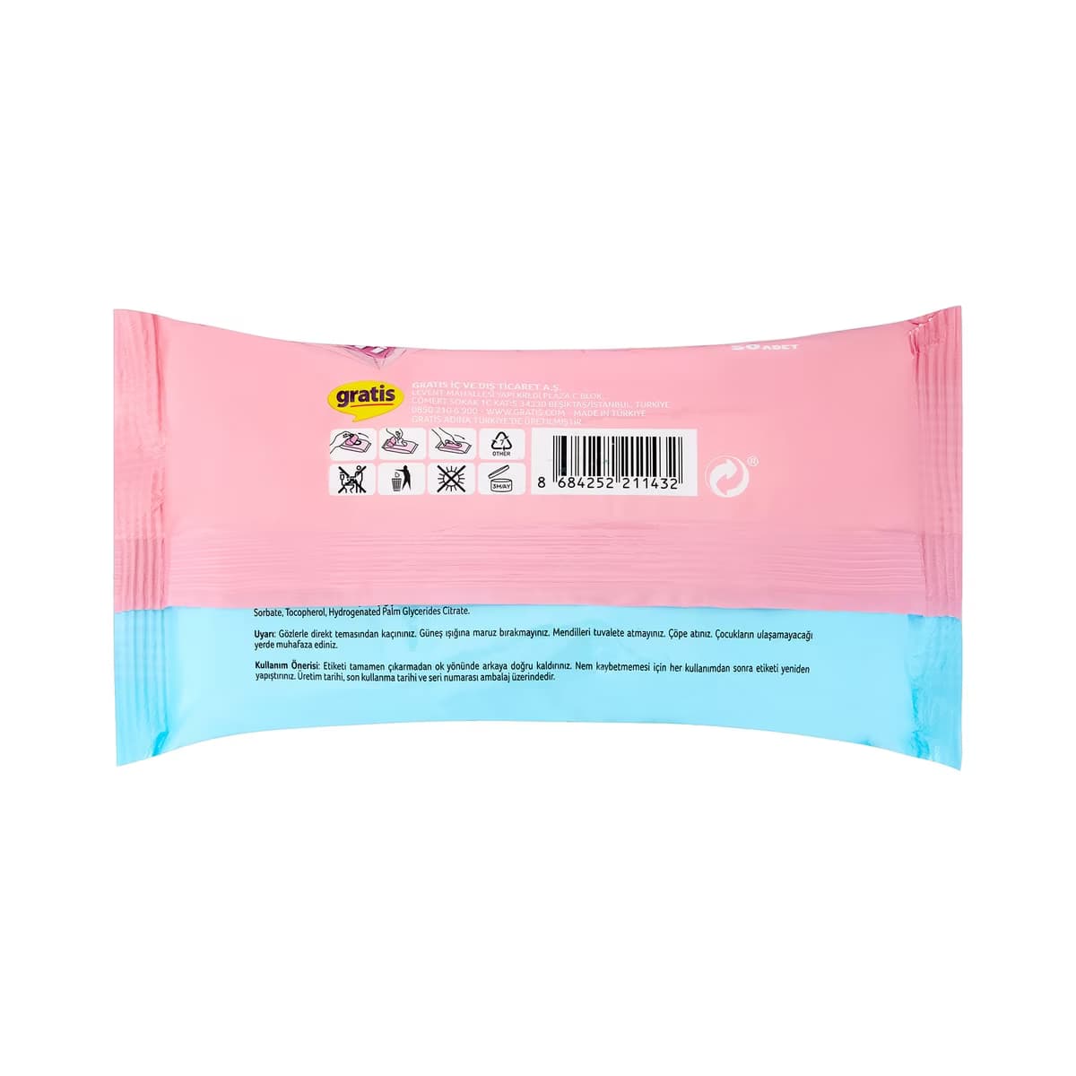 Benri Bebek Islak Mendil 50'li - Gratis 2